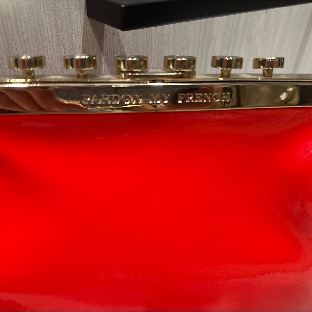 Kate Spade Red Clutch Bag - Picture 2 of 8